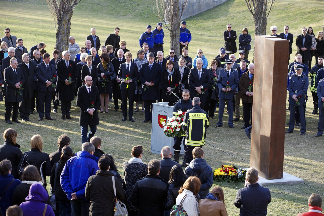 Commémoration à Sierre