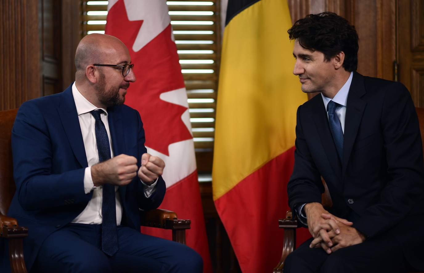 Treffen mit dem Premierminister von Kanada, Justin Trudeau