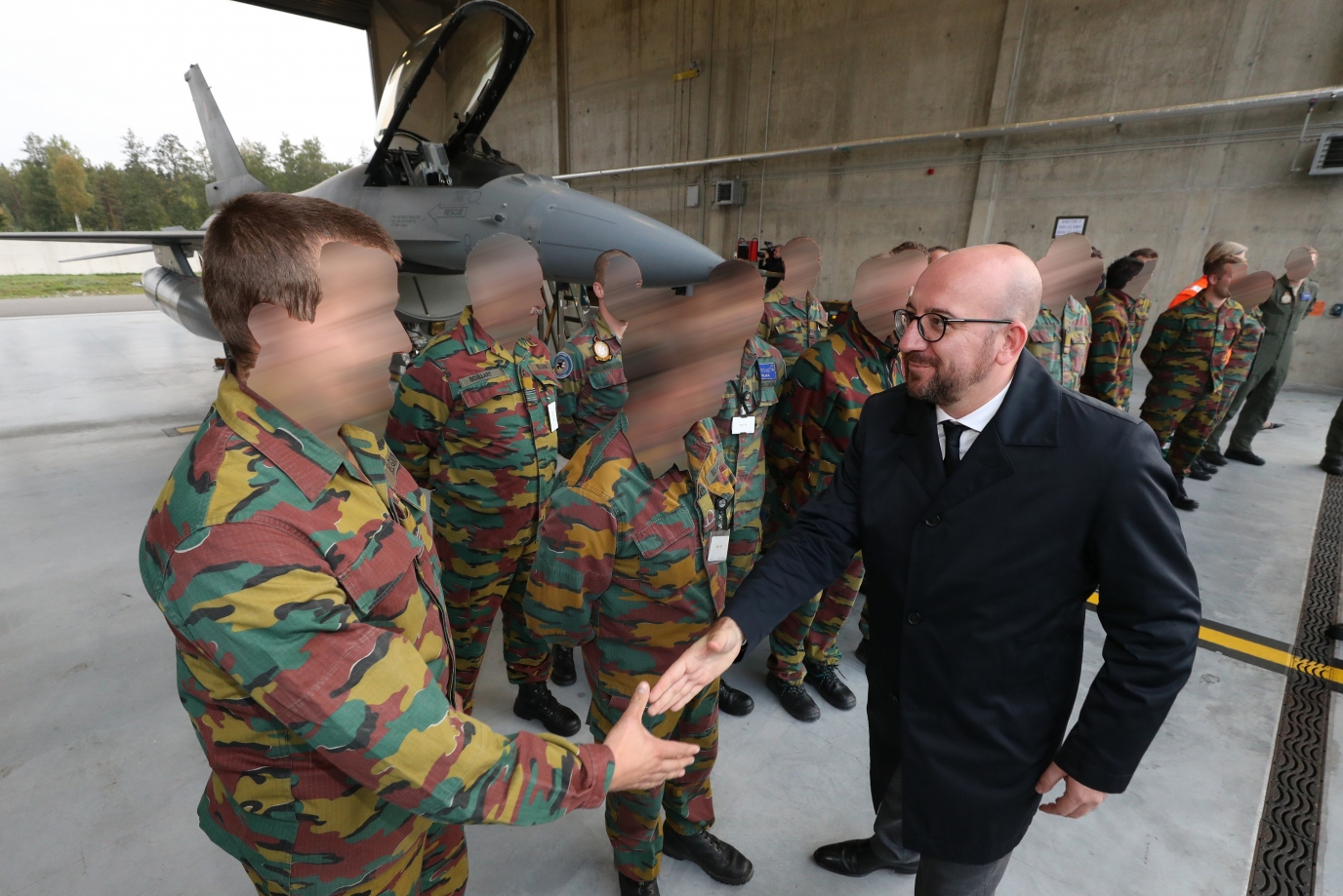 Visite de la base militaire d’Amari en Estonie.