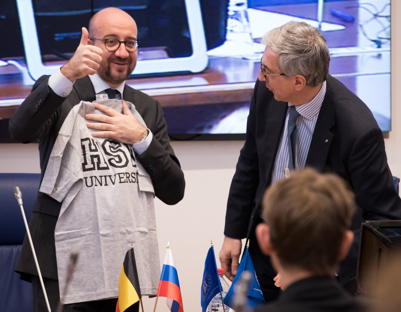 Échange avec les étudiants de la "Higher School of Economics" à Moscou 