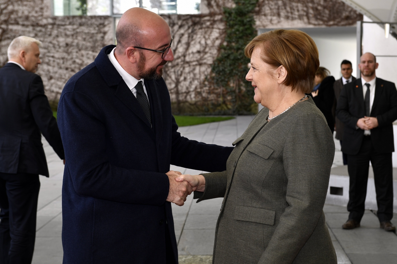 Trip to Berlin and meeting with Federal Chancellor Angela Merkel