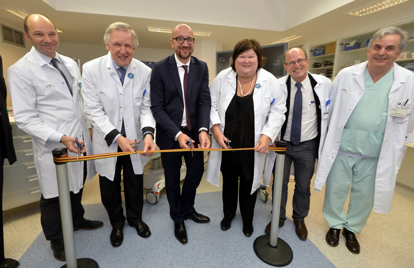 Inauguration du nouveau plateau d’endoscopie et rencontre avec le personnel médical et les patients du CHU de Liège