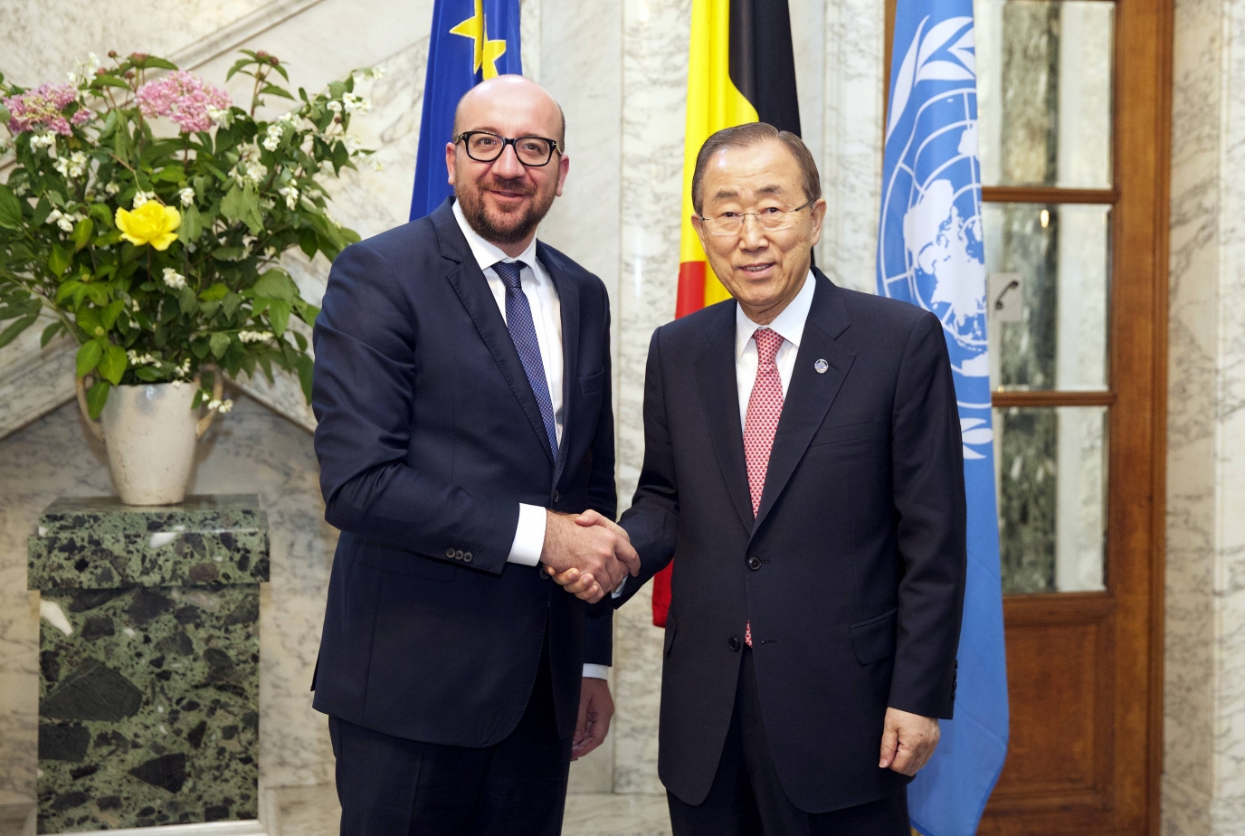 Treffen mit dem Generalsekretär der Vereinten Nationen, Herr Ban Ki-moon