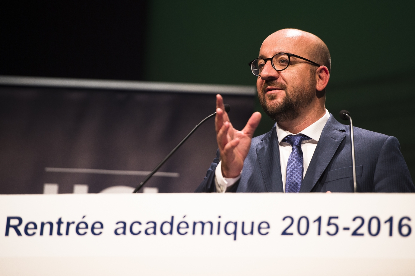 Leçon inaugurale en Sciences politiques de l’UCL donnée par Charles Michel