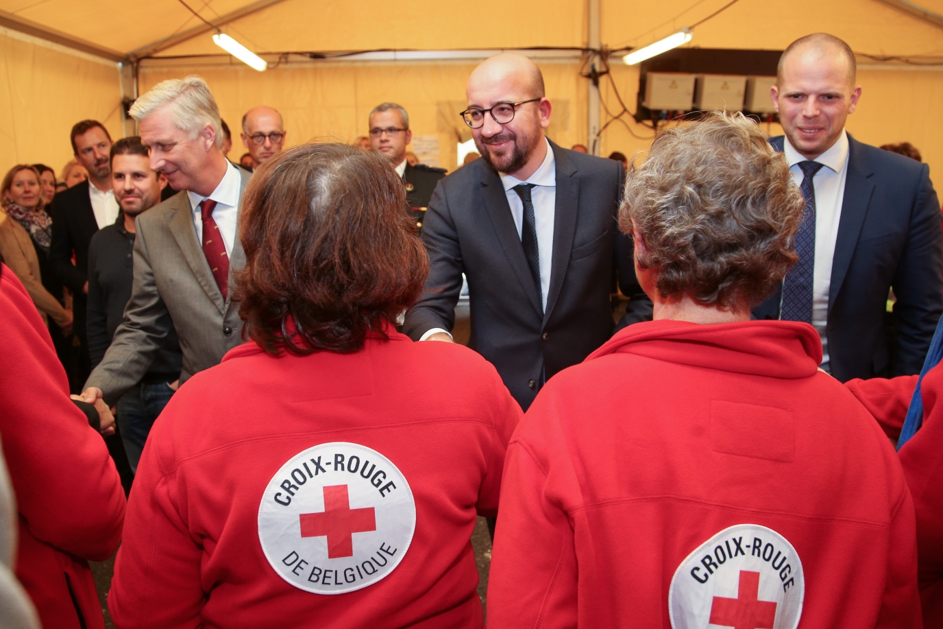 Visite du centre d’accueil pour demandeurs d’asile de Belgrade (Namur)