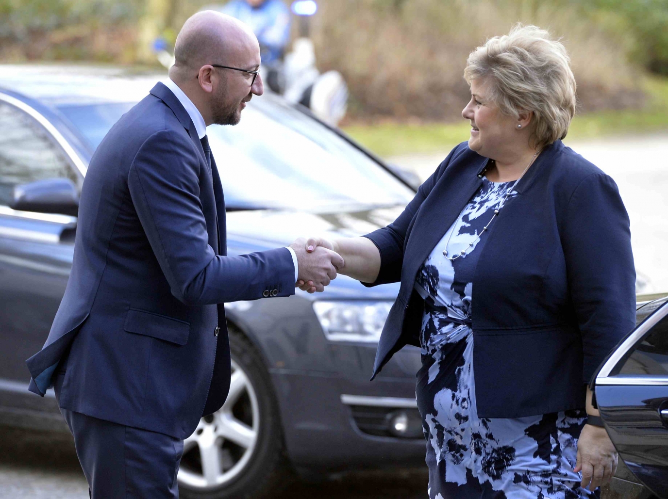 Meeting with the Prime Minister of Norway, Erna Solberg 