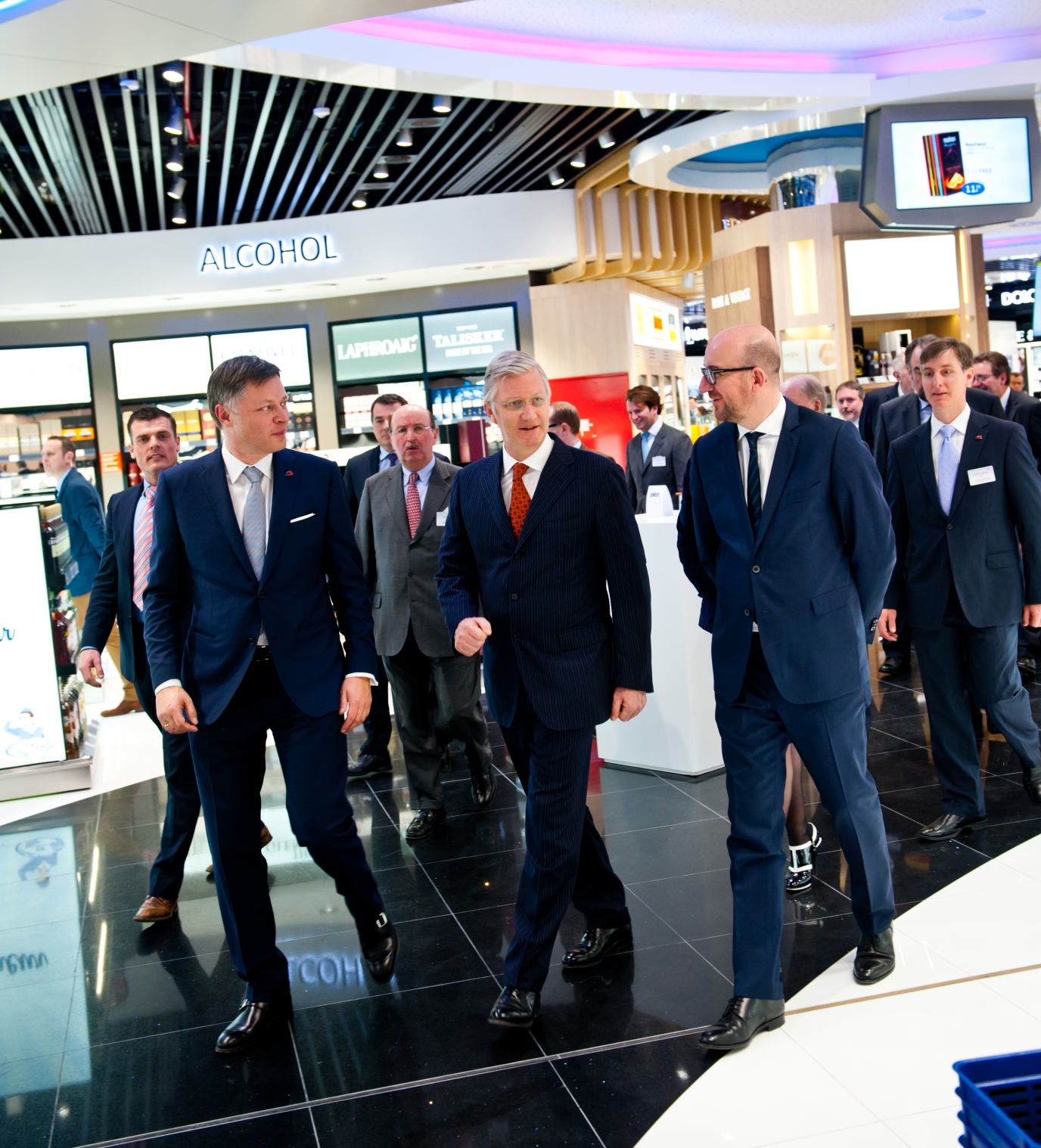 Inauguration du Connector à Brussels Airport 