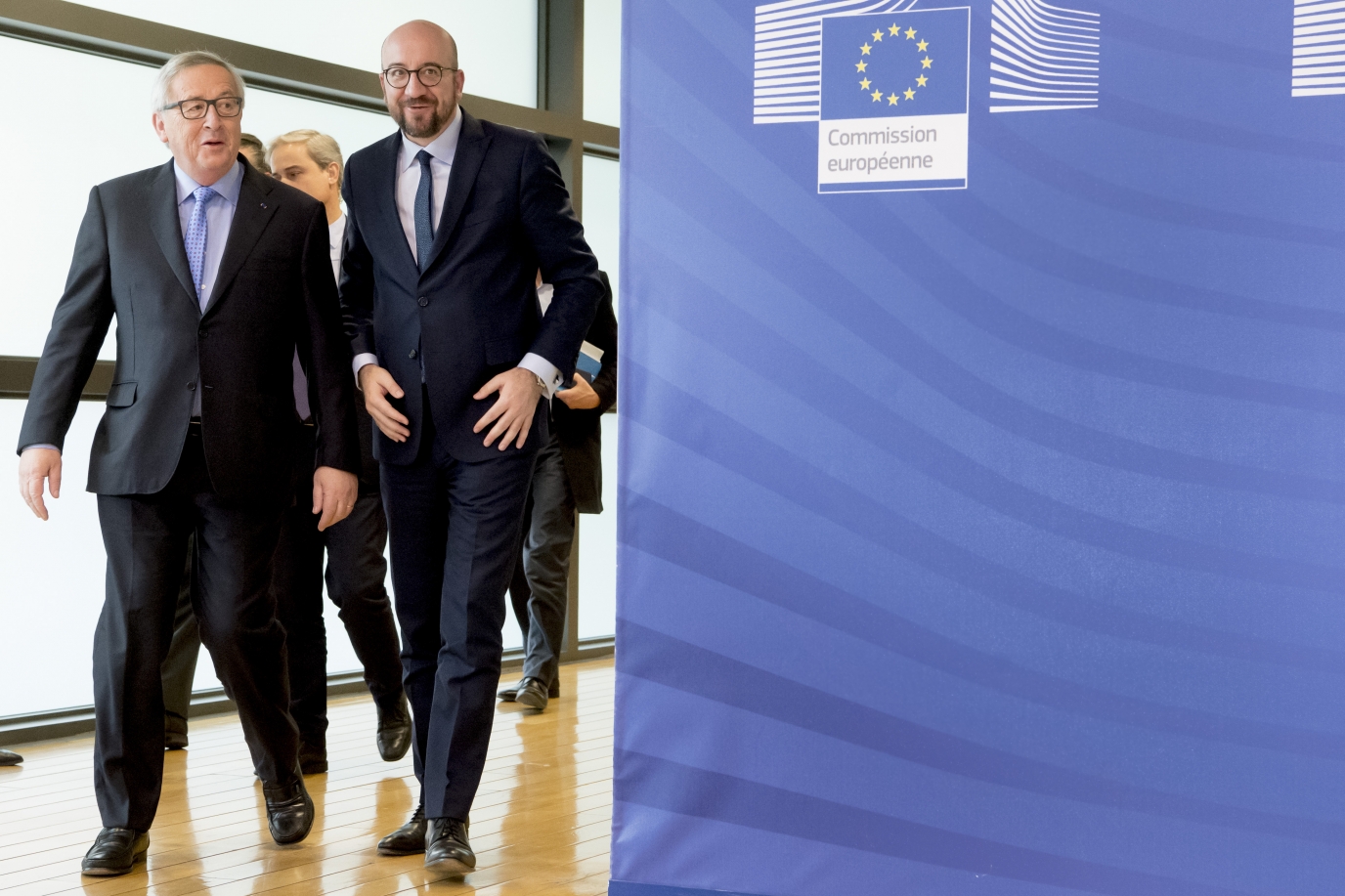 Vergadering met de voorzitter van de Europese Commissie, Jean-Claude Juncker, ter voorbereiding van de Europese Raad van 22 en 23 maart.