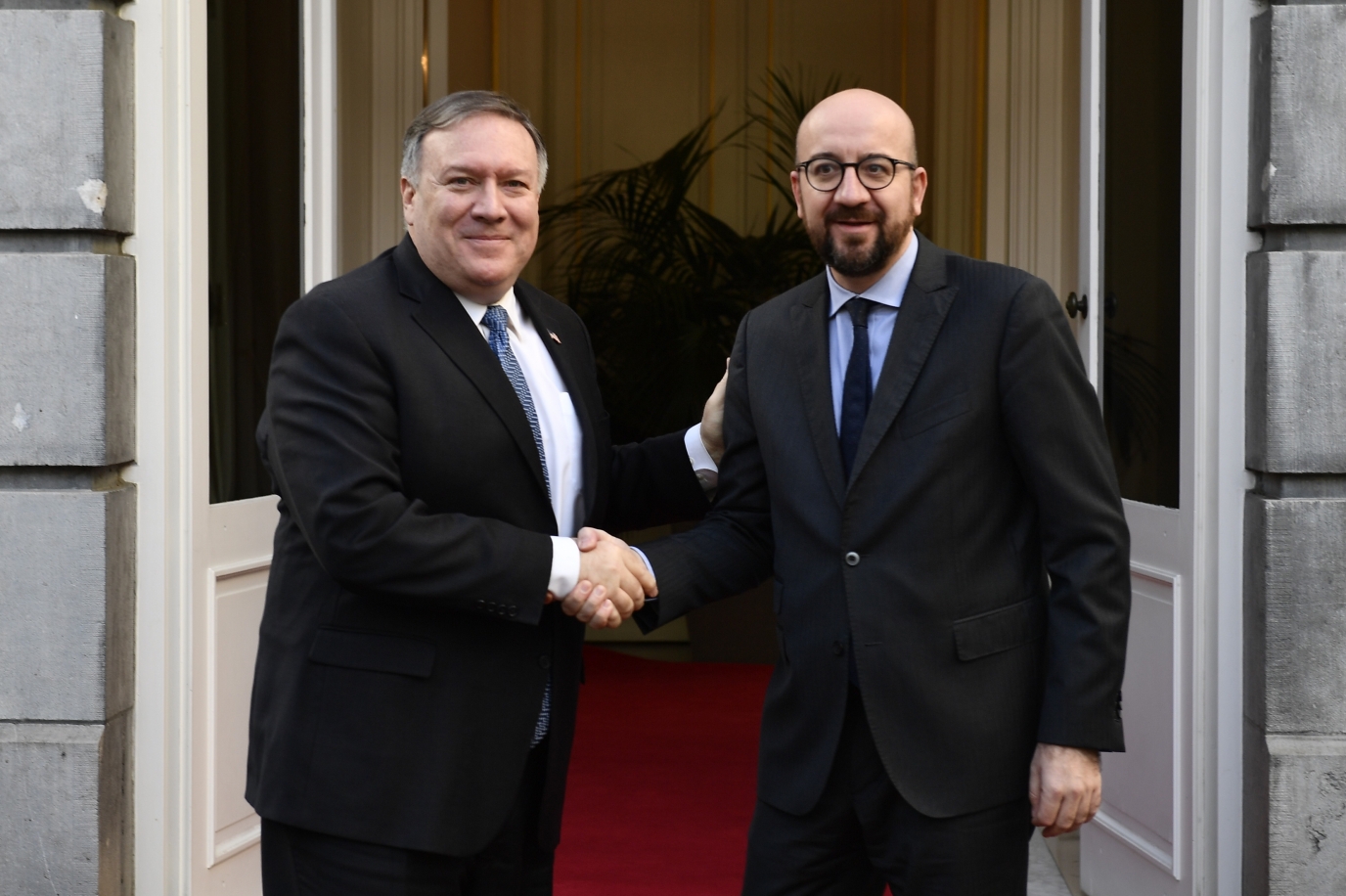 Meeting the United States Secretary of State Mike Pompeo