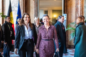 Zeer boeiend gesprek met Magrethe Vestager