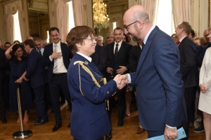 Remerciements à Catherine De Bolle, Commissaire générale à la Police fédérale