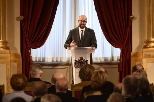 Rede vor den Behörden des Landes