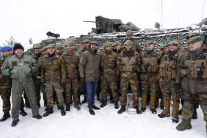 Visite à nos militaires engagés dans l’opération OTAN “Enhanced Forward Presence” à Tallinn