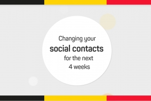 Changing your social contacts for the next 4 weeks