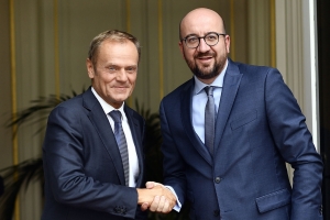 Rencontre avec le président du Conseil européen, Donald Tusk