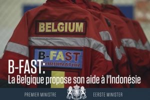 B-FAST: La Belgique propose son aide à l'Indonésie