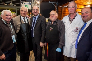 Bezoek aan de beurs Horecatel samen met minister Willy Borsus in Marche-en-Famenne. 