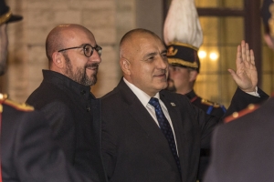 Premierminister Michel mit dem bulgarischen Premierminister Boyko Borissov