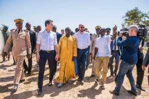 Besichtigung vor Ort in Ndoyène im Senegal