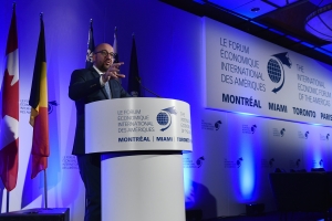 Participation au "Forum économique international des Amériques" à Montréal