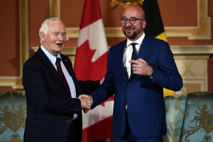 Treffen mit dem Generalgouverneur von Kanada, David Johnston