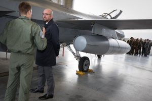 Visite de la base militaire d’Amari en Estonie.