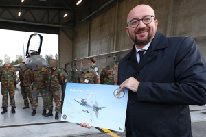 Visite de la base militaire d’Amari en Estonie.