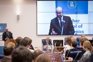 Échange avec les étudiants de la "Higher School of Economics" à Moscou 