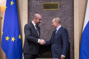 Belangrijke ontmoeting met president Poetin. De gelegenheid om de Europese dynamiek te benadrukken en elkaar beter te begrijpen ondanks de (menings)verschillen.