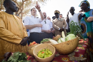 Besichtigung vor Ort in Ndoyène im Senegal