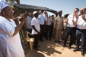 Besichtigung vor Ort in Ndoyène im Senegal