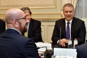 Rencontre avec le Président de la Colombie, S.E.M. Iván Duque