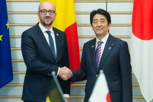 Politische und wirtschaftliche Mission in Japan: Treffen mit Aisin und Toyota in Nagoya, Besuch des Honda Motor Corporation und Gespräch mit dem japanischen Premierminister S. Abe