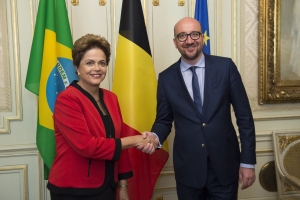 •	Treffen mit der brasilianischen Präsidentin Dilma Roussef,  aus Anlass des EU-CELAC-Gipfels mit den Leitern der Europäischen, Lateinamerikanischen und Karibischen Staaten