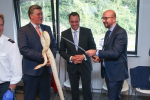 Inauguration de la caserne des pompiers de Namur