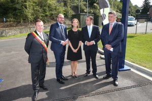 Inauguration de la caserne des pompiers de Namur