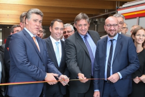 Inauguration de la caserne des pompiers de Namur