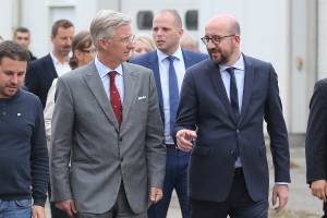 Visite du centre d’accueil pour demandeurs d’asile de Belgrade (Namur)