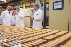 Visite de la biscuiterie Desobry à Tournai