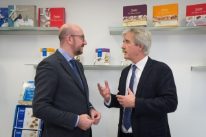 Visite de la biscuiterie Desobry à Tournai