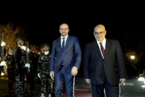 Les premiers ministres Charles Michel et Abdelilah Benkirane