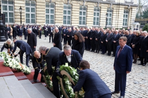 Hommage aux victimes des attentats terroristes du 22 mars