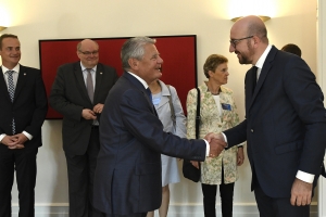 Belgium, guest of honour at the Bürgerfest of German president Gauck.