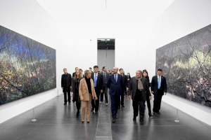 Visite officielle en Chine : visite au Centre d’art contemporain Ullens – UCCA