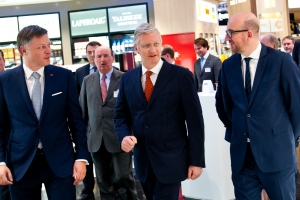 Inauguration du Connector à Brussels Airport