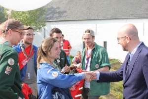 Bijeenkomst van 25 000 scouts in Louvain-la-Neuve