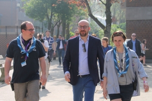 Bijeenkomst van 25 000 scouts in Louvain-la-Neuve