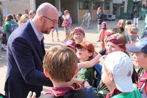 Bijeenkomst van 25 000 scouts in Louvain-la-Neuve