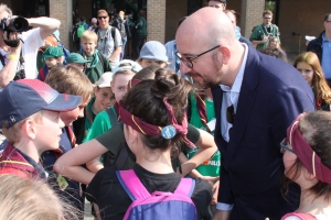 Bijeenkomst van 25 000 scouts in Louvain-la-Neuve