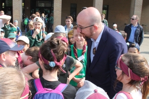 Bijeenkomst van 25 000 scouts in Louvain-la-Neuve